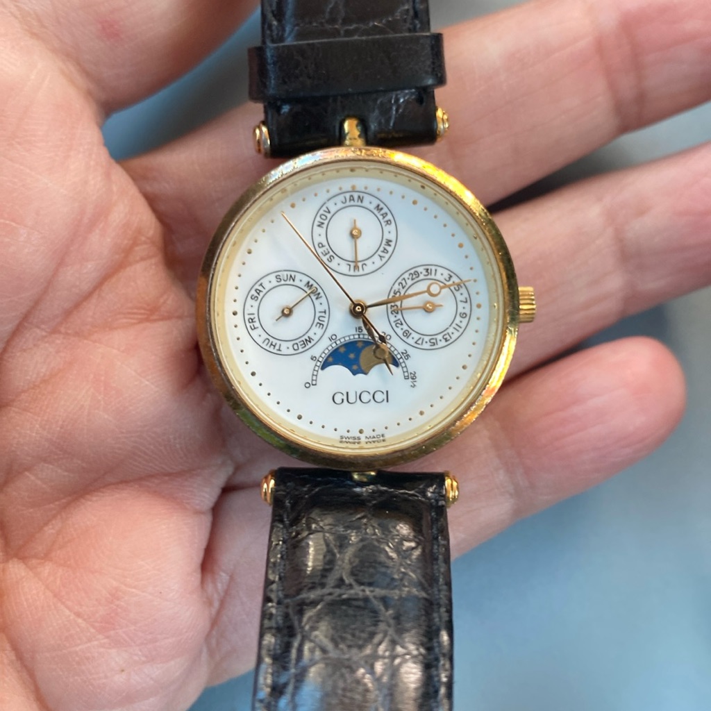 Gucci Moon Phase Vintage Watch